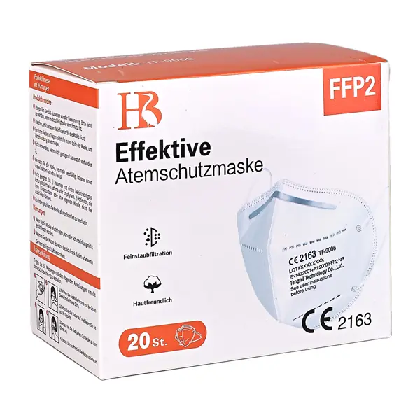 FFP2-Maske NR filtrierende Feinstaubmaske